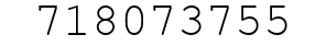 Number 718073755.