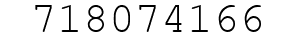 Number 718074166.