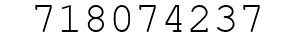 Number 718074237.