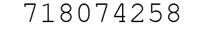 Number 718074258.