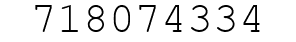 Number 718074334.