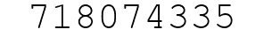 Number 718074335.