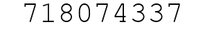Number 718074337.