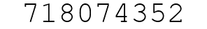 Number 718074352.