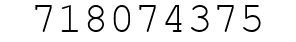 Number 718074375.