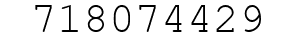 Number 718074429.