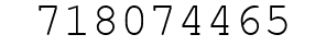 Number 718074465.