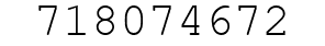 Number 718074672.