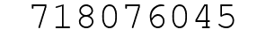 Number 718076045.