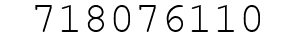 Number 718076110.