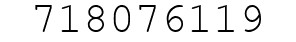 Number 718076119.