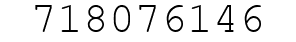 Number 718076146.