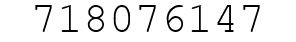 Number 718076147.