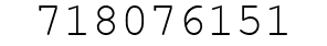 Number 718076151.