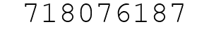 Number 718076187.