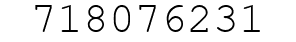 Number 718076231.