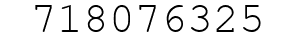 Number 718076325.