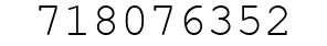 Number 718076352.