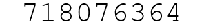 Number 718076364.