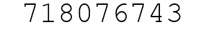 Number 718076743.
