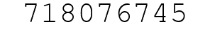 Number 718076745.
