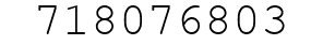 Number 718076803.