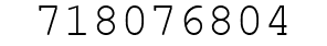 Number 718076804.