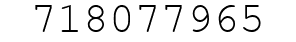 Number 718077965.