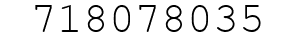 Number 718078035.
