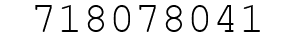 Number 718078041.