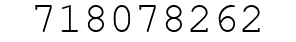 Number 718078262.
