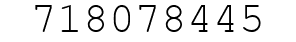 Number 718078445.