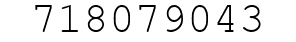 Number 718079043.
