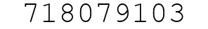 Number 718079103.