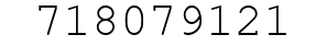 Number 718079121.