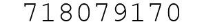 Number 718079170.