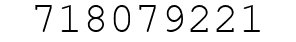 Number 718079221.