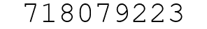 Number 718079223.