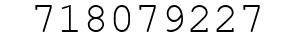 Number 718079227.