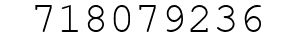 Number 718079236.