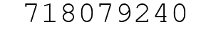 Number 718079240.