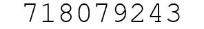 Number 718079243.