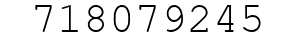 Number 718079245.