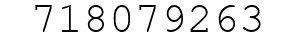 Number 718079263.