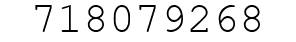 Number 718079268.