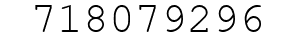 Number 718079296.