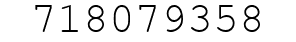 Number 718079358.