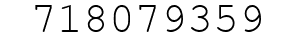 Number 718079359.