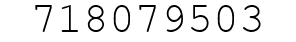 Number 718079503.