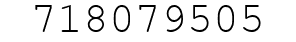 Number 718079505.